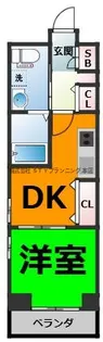 エステムプラザ名古屋駅前プライムタワー【13階】の間取り