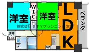 プレイス浅間【8階】の間取り