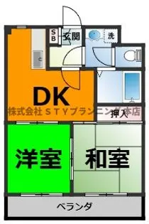 アーク宝地【4階】の間取り