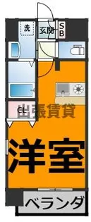 ライジングコート名古屋駅前東【9階】の間取り
