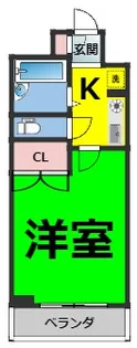 シティライフ打越【3階】の間取り