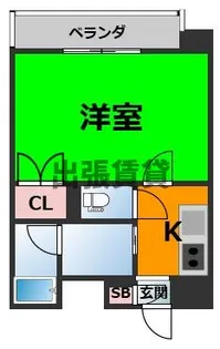 シティライフ明が丘【4階】の間取り