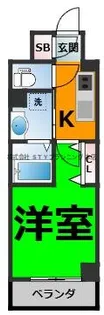プレイズシード浅間町【5階】の間取り