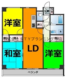 カーサ本山【4階】の間取り