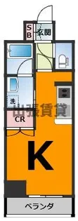 LUMINOUS東別院【9階】の間取り