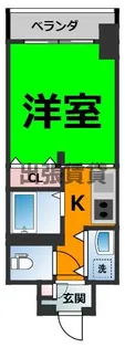 AXIS桜通内山【4階】の間取り