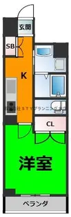 STUDIO KANAREBASHI【5階】の間取り