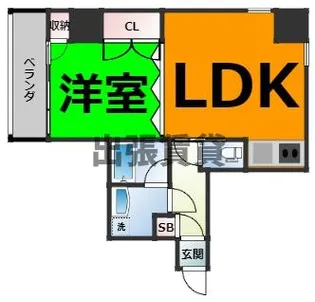 アーバン伏見【8階】の間取り