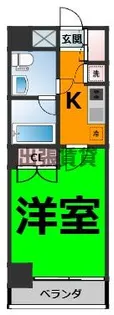 スクエア名駅南【4階】の間取り
