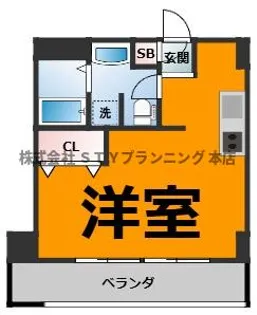 RAFFLE SHINSAKAE【2階】の間取り