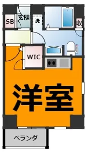 ミュプレ矢場町【5階】の間取り