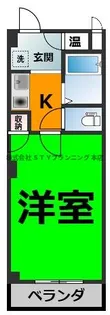 グリーンヒルズ山田15【1階】の間取り