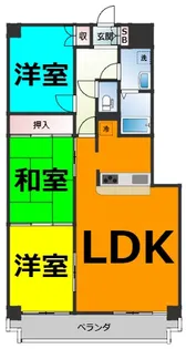 悠和苑【11階】の間取り