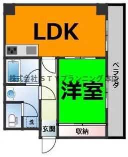 WESTCREEK【4階】の間取り