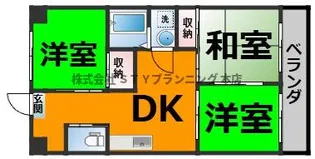 サンテラス森【4階】の間取り