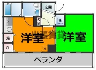 アーバンフラッツ新栄【10階】の間取り