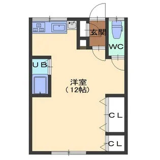 津村アパート【103号室】の間取り