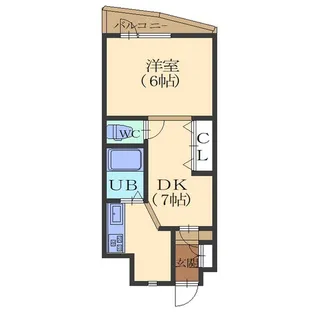 ビラミカエル1【303号室】の間取り