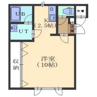 アークヒルズ山の手【203号室】の間取り