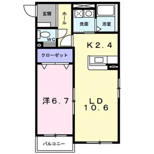 Casa tokitou【4階】の間取り