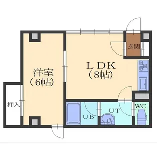 三共ハイツ【302号室】の間取り