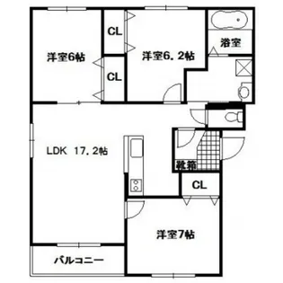 ラヴィドールⅡ【301号室】の間取り