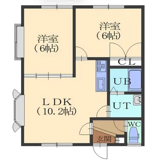 リリーズハウスⅡ【1-A号室】の間取り