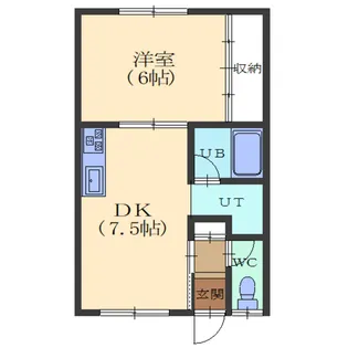 アークヒルズ富岡Ⅰ【201号室】の間取り