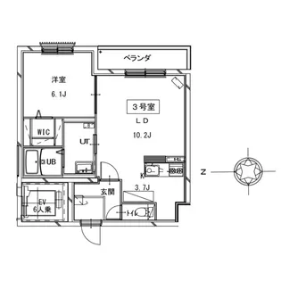 ラ シャルマ【3階】の間取り