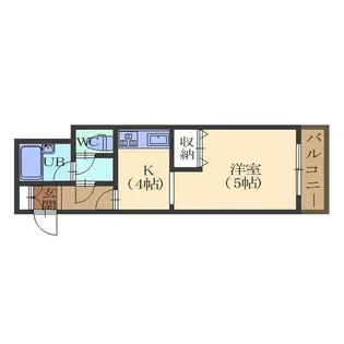 ライオンズマンション函館湯川第3【505号室】の間取り