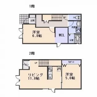 ラトゥール本町【101号室】の間取り