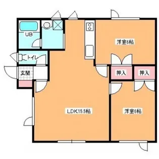 コーポ3【102号室】の間取り