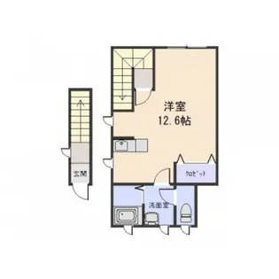 メゾン・ド・ボヌシャンス【B号室】の間取り