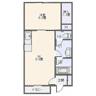 チェリーパーク五稜郭【2階】の間取り