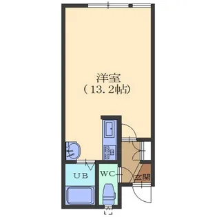 コーポみらい【203号室】の間取り