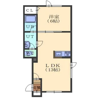 【管理物件】サンベリーナ【102号室】の間取り