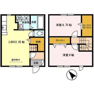 PrimeMaison1号館【E号室】の間取り