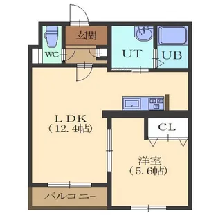 エアレンデル港町【4階】の間取り