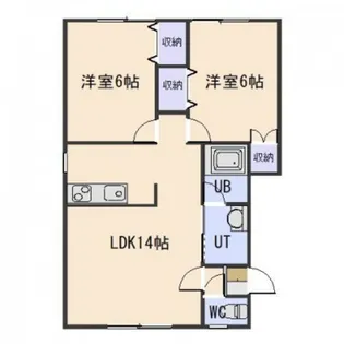 ラ・メゾン・エクレールⅠ【103号室】の間取り