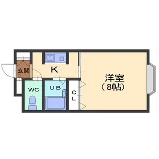 ヴィレ・コート富士【426号室】の間取り