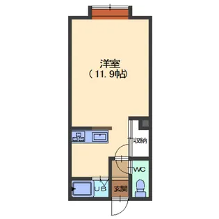 友愛ビル【203号室】の間取り