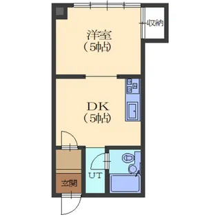 エコーハイツ【23号室】の間取り