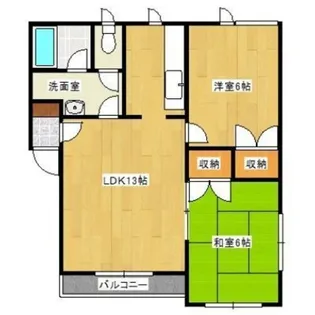 クリヨン【1階】の間取り