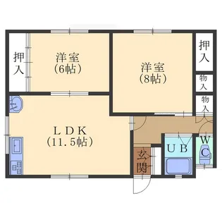 みやびアパート(美原1)【101号室】の間取り
