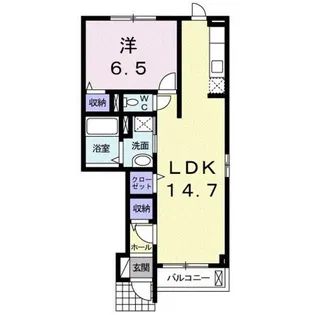 グランSフィールド Ⅲ【1階】の間取り