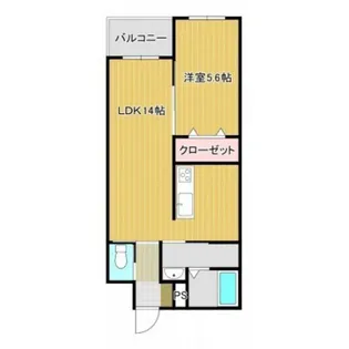 NEW PIAZZA西桔梗【5階】の間取り