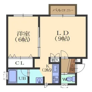 リトルパレット【2階】の間取り