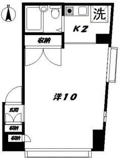 エルモ高円寺【201号室】の間取り