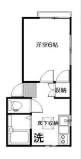 サンハウス【201号室】の間取り