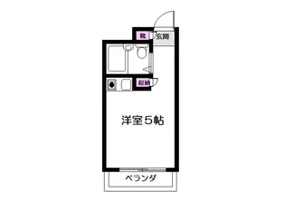 自由ヶ丘ガーデン【106号室】の間取り